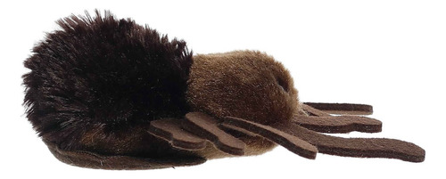 Peluche Aurora Shoulderkins Tarántula Jumpin Araña Color Marrón Oscuro
