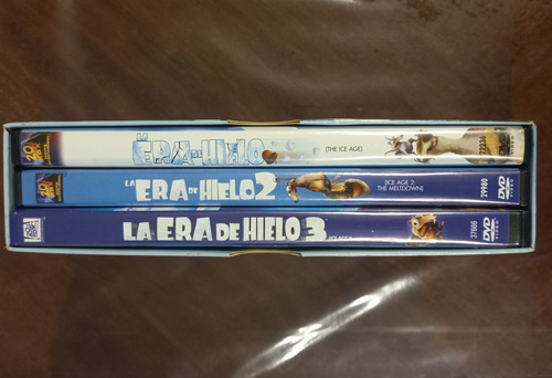 La Era De Hielo Trilogia En Dvd - 1, 2 Y 3 (Usado)