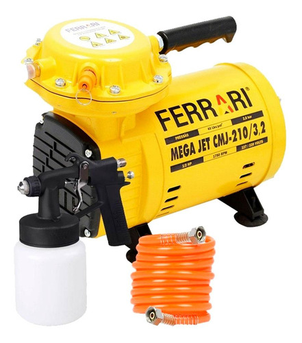 Compressor Ar Direto 1/2 Hp C/ Kit Cmj-210 Bivolt Ferrari