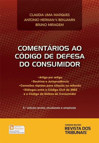 Comentários Ao Código De Defesa Do Consumidor - 