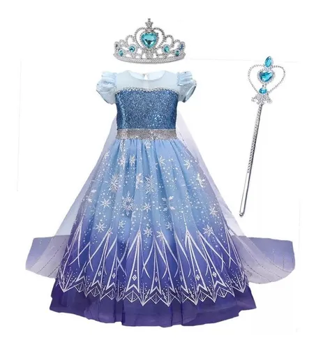 Vestido de princesa elsa de frozen new arrivals
