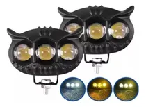Comprar Par Faros Luces Led Búho Auxiliares Para Motos Auto