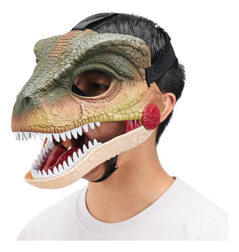 Divertida Máscara De Dinosaurio Máscara De Dinosaurio Con Ma