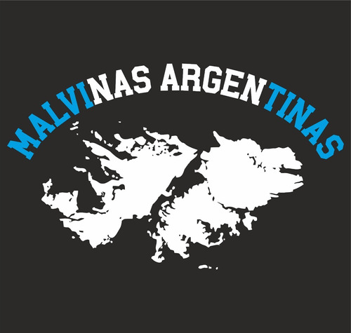 Calco Islas Malvinas Argentinas Plotter Vinilo Sticker