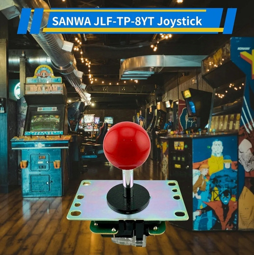 Joystick Sanwa Jlf-tp-8yt Para Máquina Arcade