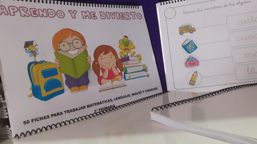 Libros, Cuad. Actividades Infantiles Sublimables, Subimación