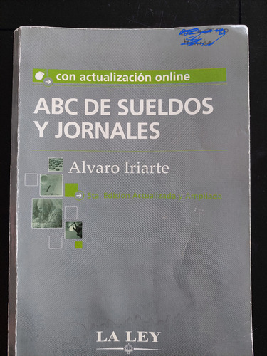 Libro De Del Abc De Sueldos Y Jornales - Usado 