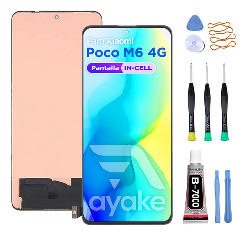 Pantalla Display Touch Lcd Para Xiaomi Poco M6 4g + Tools