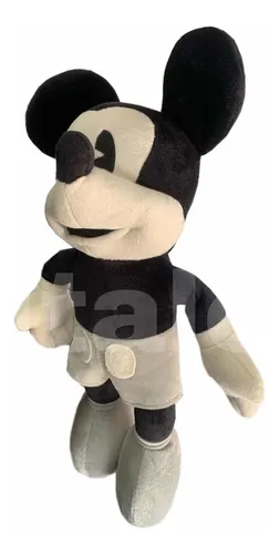 Peluche de mickey mouse blanco y negro hotsell