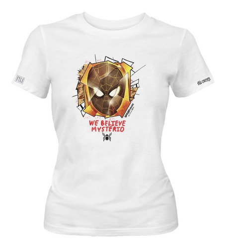 Camiseta We Believe Mysterio Spider Man Película Mujer Idk