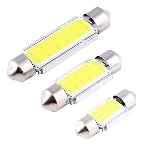 Lampada Led Carro Torpedo Cob Canbus Canceller Teto Pingo