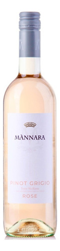 Vinho italiano Mannara Pinot Grigio rosé Terre Siciliane 750ml