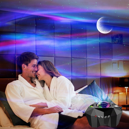 Aurora Star Light Projection Remote Led Rgb Night Lamp