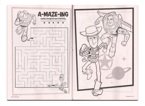 Super Set De Libros Para Colorear De Toy Story De Disney Par