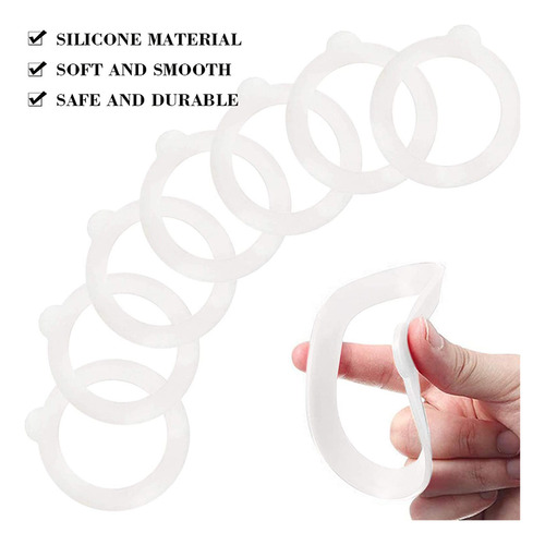 30 Sellos De Silicona Reutilizables Para Cristal De Desperta