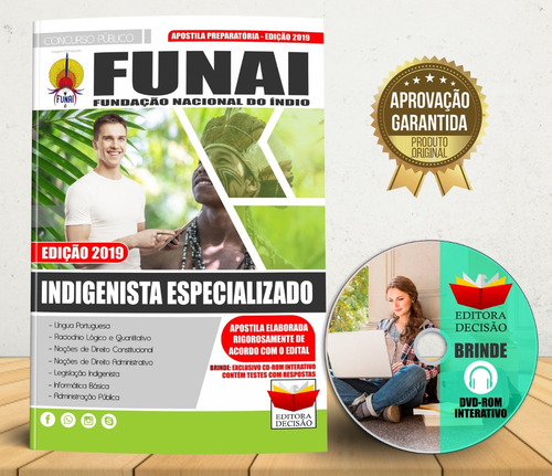Apostila Indigenista Especializado - Funai 2019 Atualizada