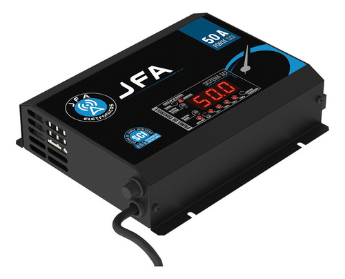 Imagem 3 de 6 de Fonte Carregador Jfa 50a Slim Bivolt Com Voltímetro
