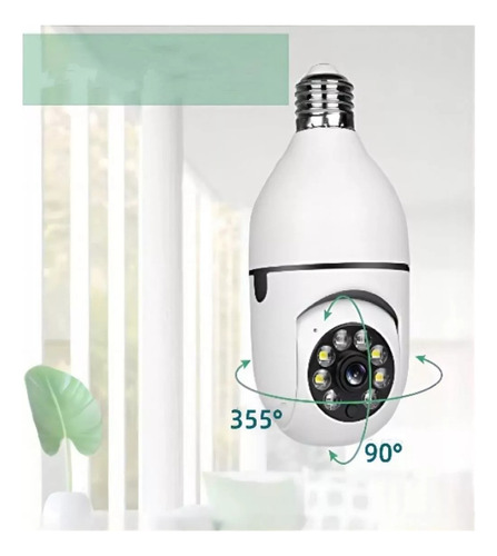 Cámara De Seguridad Linfy Monitor 01 3MP Con Visión nocturna Color Blanco