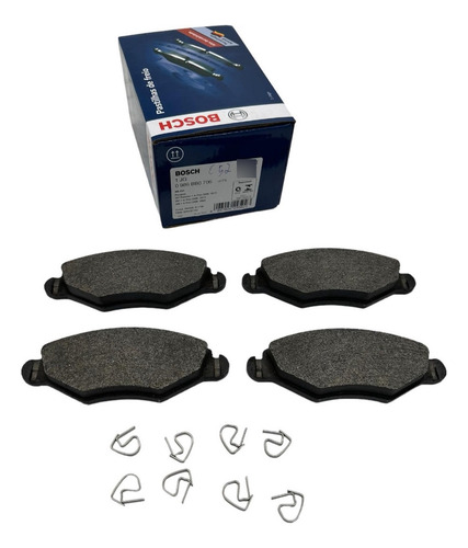 Pastilhas De Freio Dianteira 206 1.6i 16v 1.6 01/07 Bosch