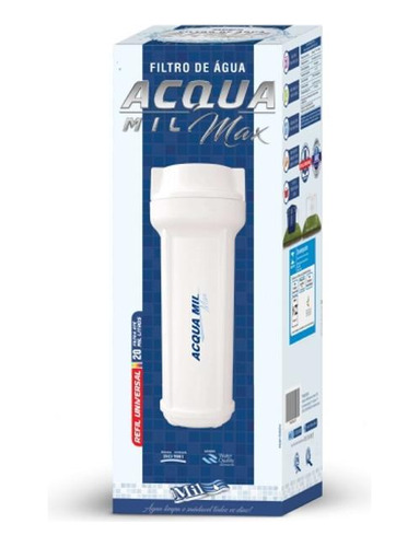 Kit Filtro Água Acqua Mil Max 720 L/h + Refil Original