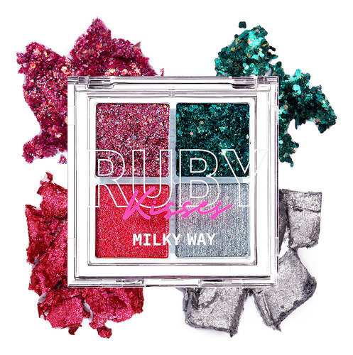 Glitter Gem Palette - Ruby Kisses Milky Way