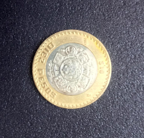 Monedas 10 Pesos Grafila Invertida