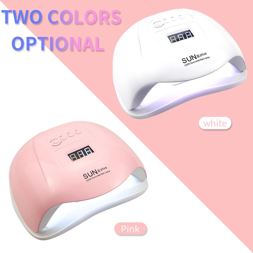 Lámpara De Uñas/luz 120w Led/uv Mano Regalo