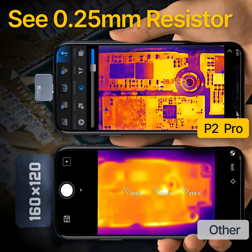 Cámara Térmica Thermal Master P2 Pro Para Android Con Macro