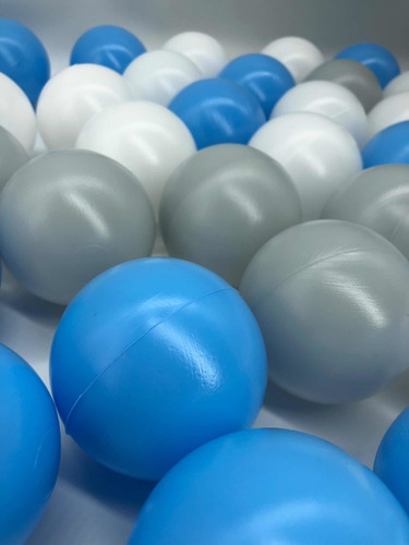 Imagen 2 de 9 de Bolson Bolsa Pelotas Pelotero Bebe Celeste,blanca, Gris X100