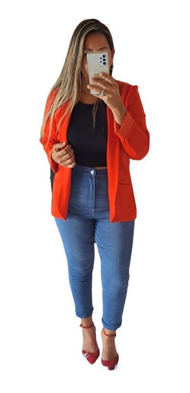 Blazer Naranja Mujer | MercadoLibre ?