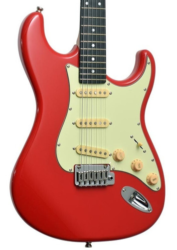Guitarra Tagima Edu Ardanuy Ea Pro 3 Stratocaster Fiesta Red