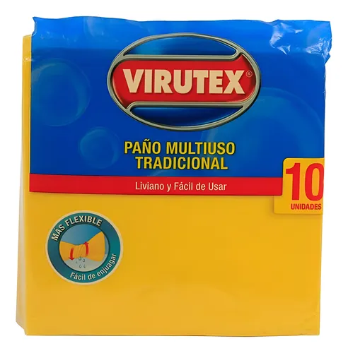 Paño Multiuso Tradicional X3 Ultra Absorbentevirutex