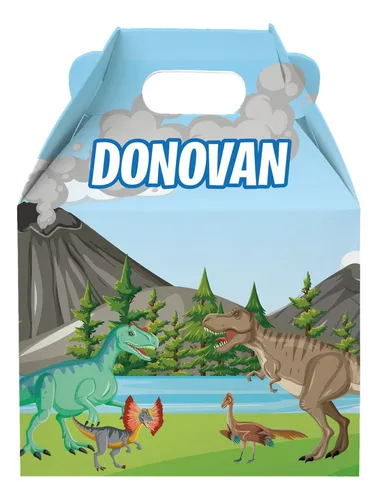comprar 15 Cajas Dulceros Chicos Dinosaurios Carton Aguinaldos Bolo