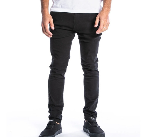 Pantalon Jean Hombre Rusty Wolli Negro