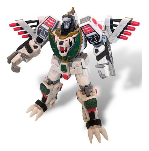 Figura 3d Simil Tigerzord Con Falcon / Guardian Angel 26cm