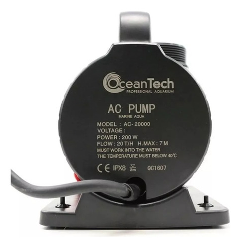 Bomba Submersa Ocean Tech Ac-30000 Lagos E Fontes - 30000l/h