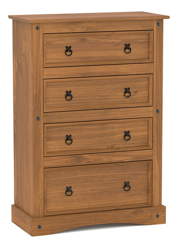 Comoda 4 Cajones - Cajonera - Dormitorio - Madera M- Lcm