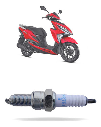 Vela De Ignição Ngk Cpr7ea9 Honda Elite 125 2019-2020