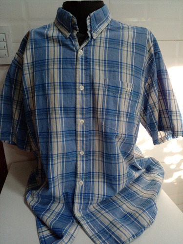 Camisa De Hombre Manga Corta Talle L Mistral