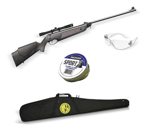 Carabina 5.5mm De Pressão Espingarda Rossi Nova Dione