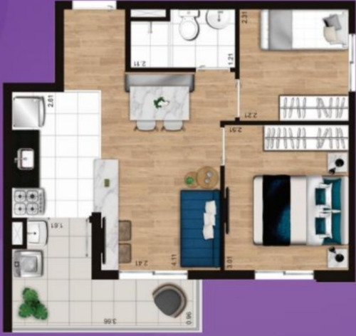 Imagem 18 de 18 de Apartamento À Venda No Bairro Jardim Umarizal - São Paulo/sp - O-17744-29352