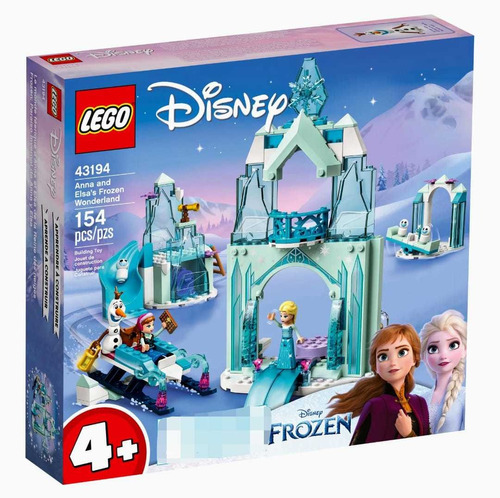 Lego Frozen: Paraíso Invernal De Anna Y Elsa 43194 Cantidad de piezas 154