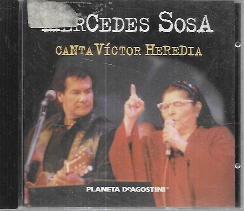 Mercedes Sosa Album Canta Victor Heredia Sello Polygram Cd 