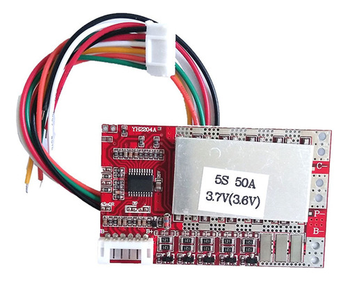 Placa De Protección De Batería De Litio 5s 50a Bms De 3,7 V