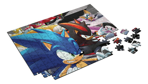 Quebra-cabeça Personalizado Sonic All Star 48 Peças