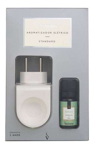 Aromatizador Difusor Elétrico + Essência Bamboo Via Aroma