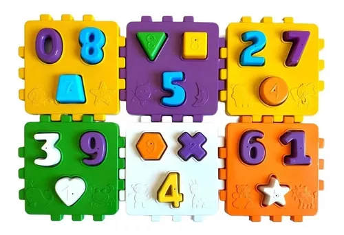 Brinquedos Educativos Infantil Pecinhas De Montar E Desmontar Didático