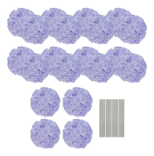 Flores Artificiais De Hortênsia Arranjos Florais Roxo