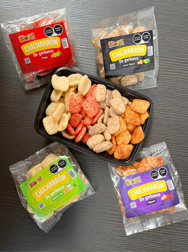 Chicharron De Garbanzo Marca Botanas Blofis 80pz De 40gr