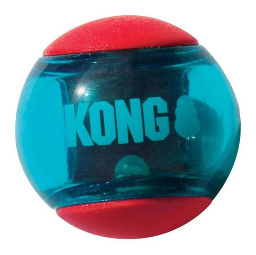 Imagen 3 de 8 de Kong Squezz Action Ball Small Juguete Pelota Perro Pack X3-